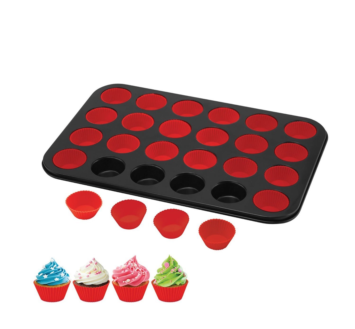 Mini Cupcake pan, Christmas Dish Towels, Pot Holders, Oven Mitt and