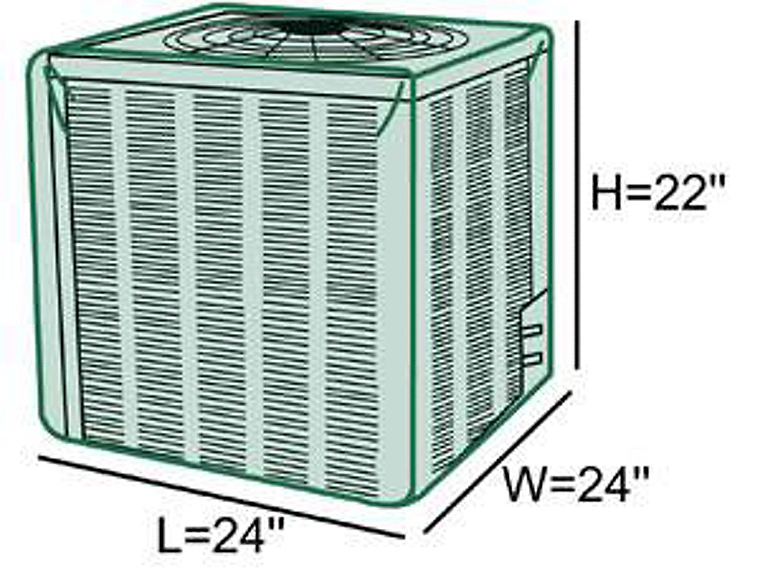 CoverMates Air Conditioner Cover 36W x 36D x 32H Classic