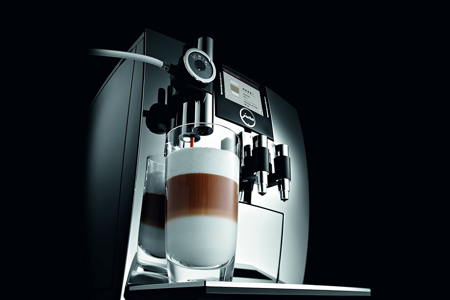 Jura Impressa J9 One Touch TFT Automatic Coffee Center, Chrome N3 free