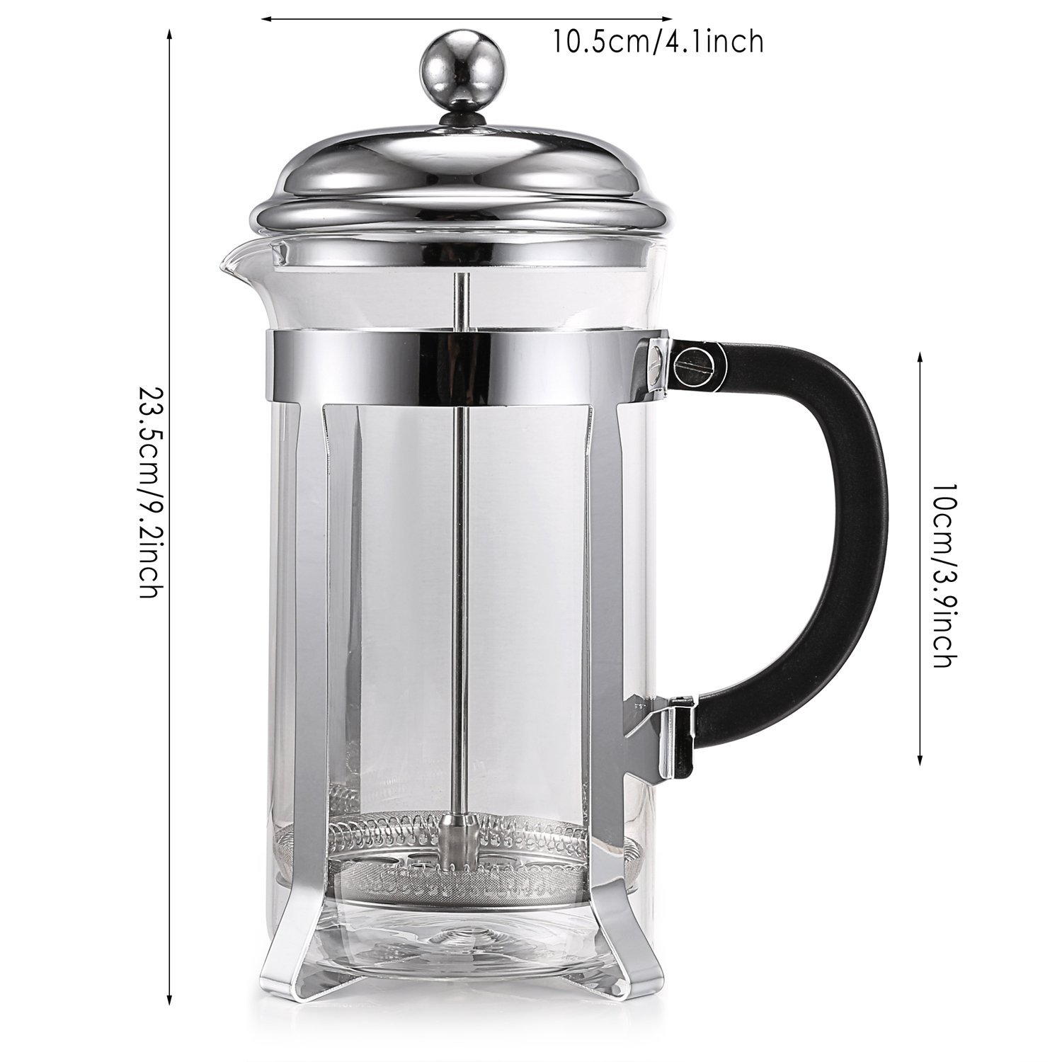 Eshion 8 Cups French Press Coffee Tea & Espresso Maker Coffee Press Pot
