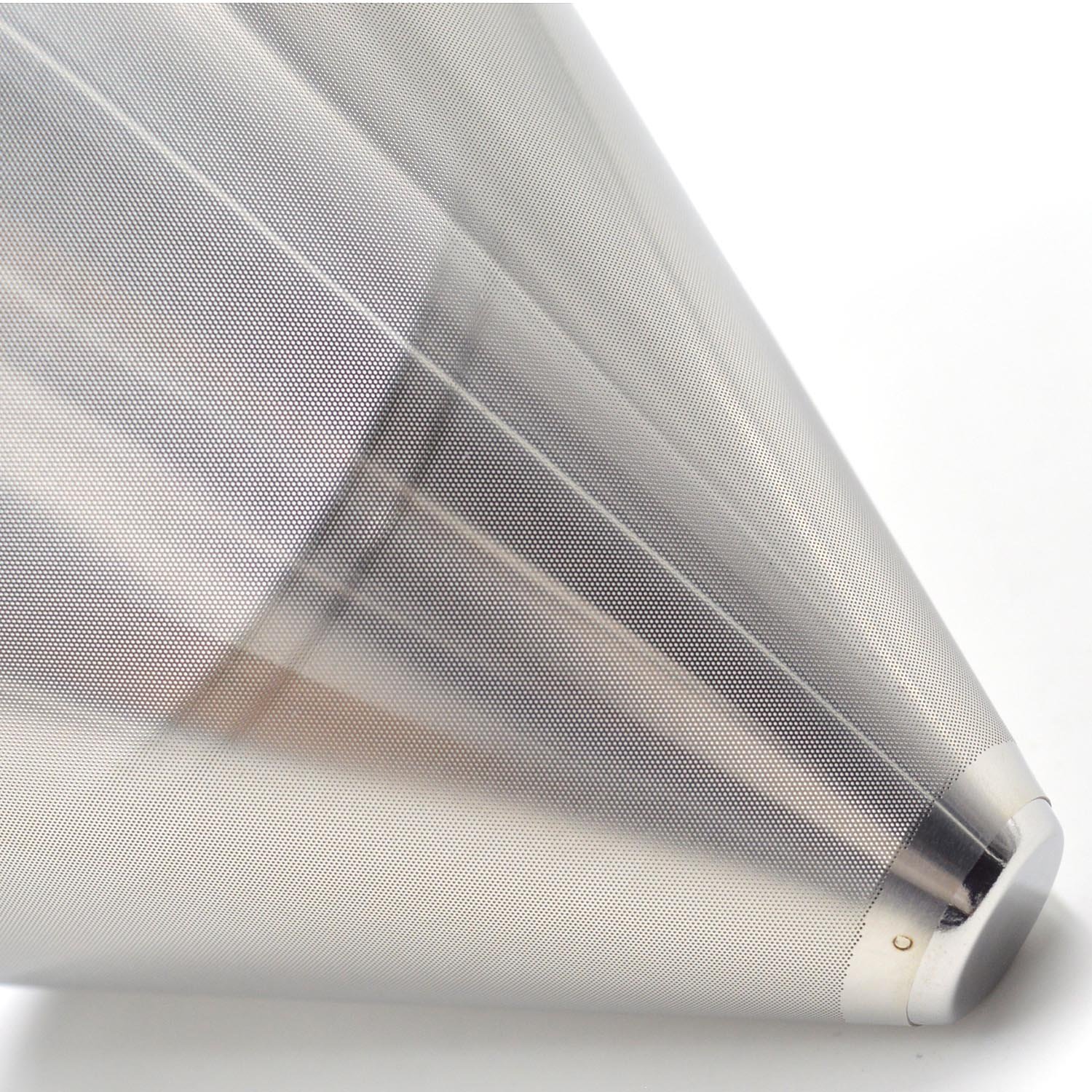 YCHouseware Pour Over Coffee Filter Tiny Holes Stainless Steel Cone