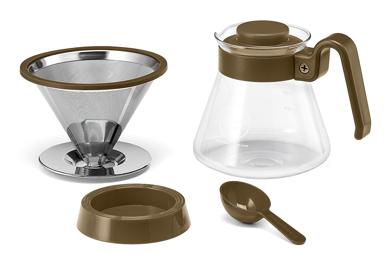 Osaka Pour Over Coffee Dripper 20 oz capacity, Color Series Full
