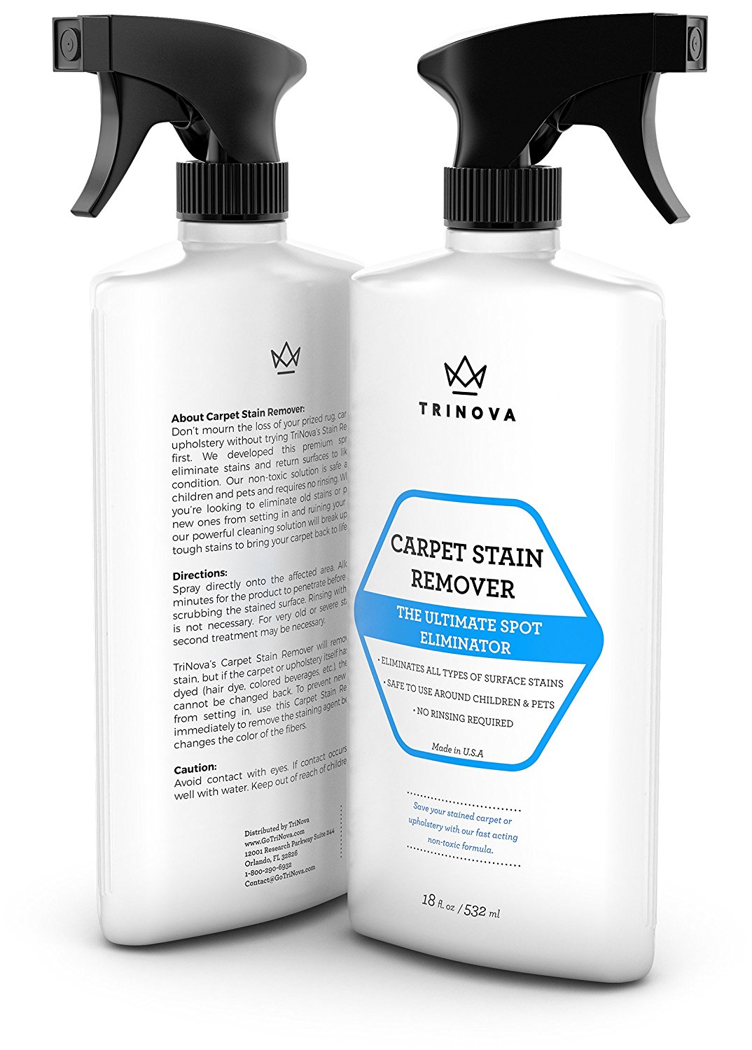 Carpet Stain & Spot Remover Cleaner & Eliminator for Upholstery Marks