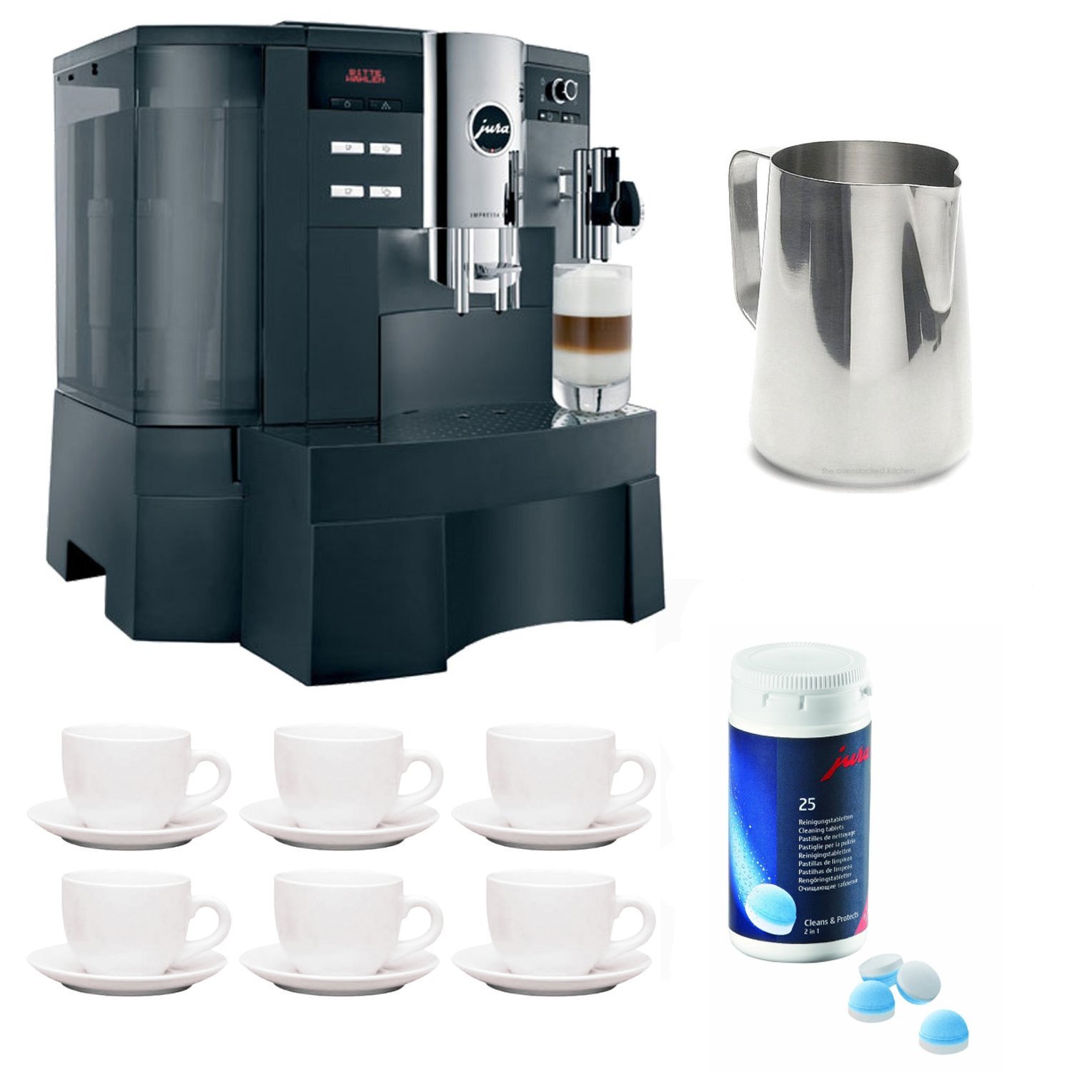 Capresso Jura Impressa XS90 One Touch Automatic Coffee Center , 6Piece