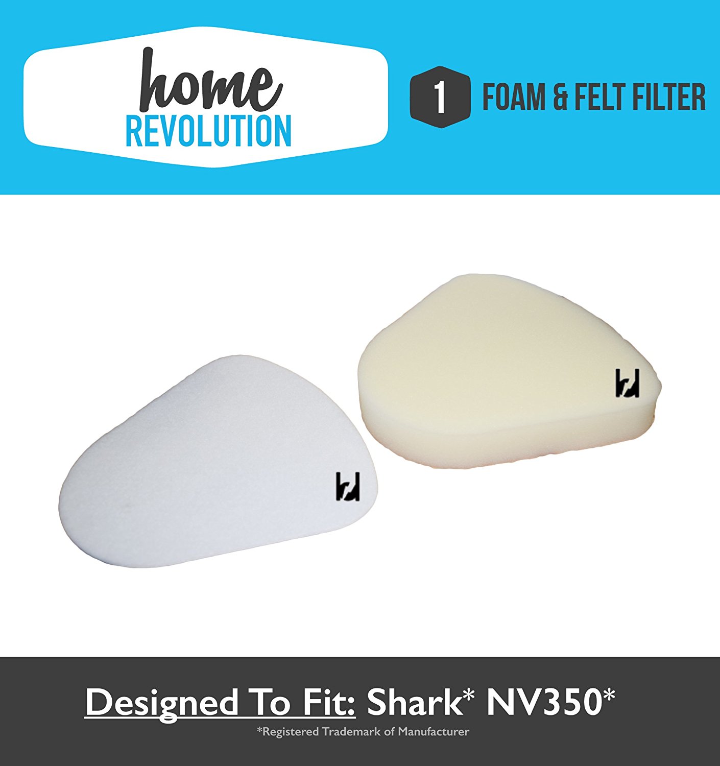 Shark XFF350 NV350 Foam and Felt Washable Replacement Home Revolution