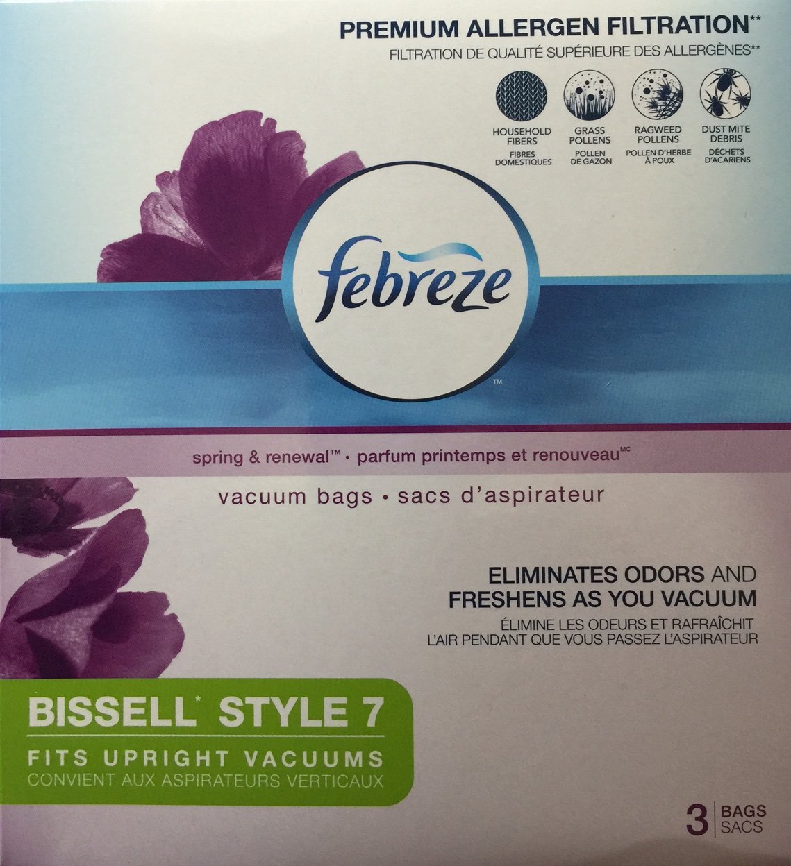 Febreze Vacuum Bags, Bissell Style 7, Pack of 3 N2 free image download