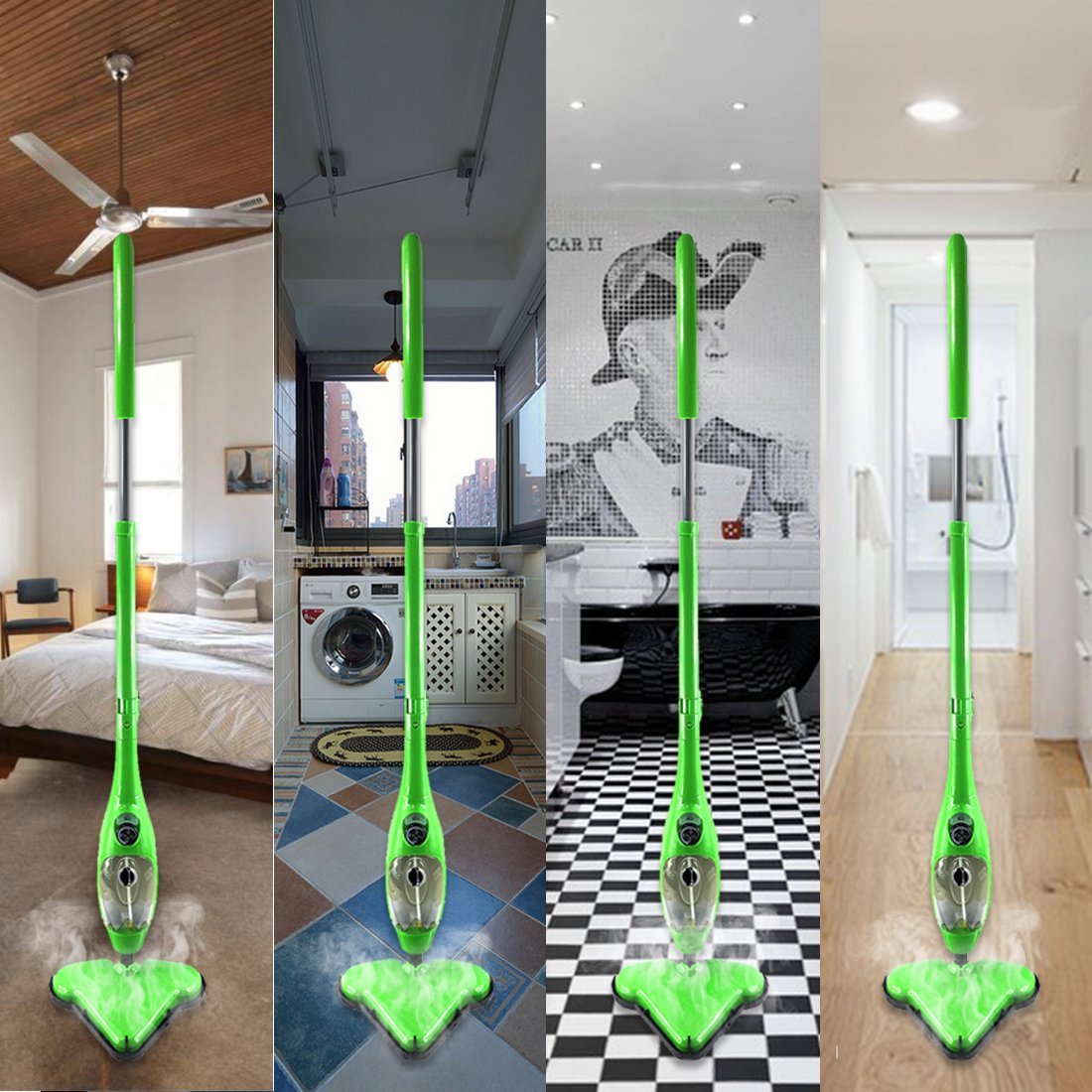 Mop X5 Steamer Steam Cleaner Steamer with Handsfree Cradle Accessory