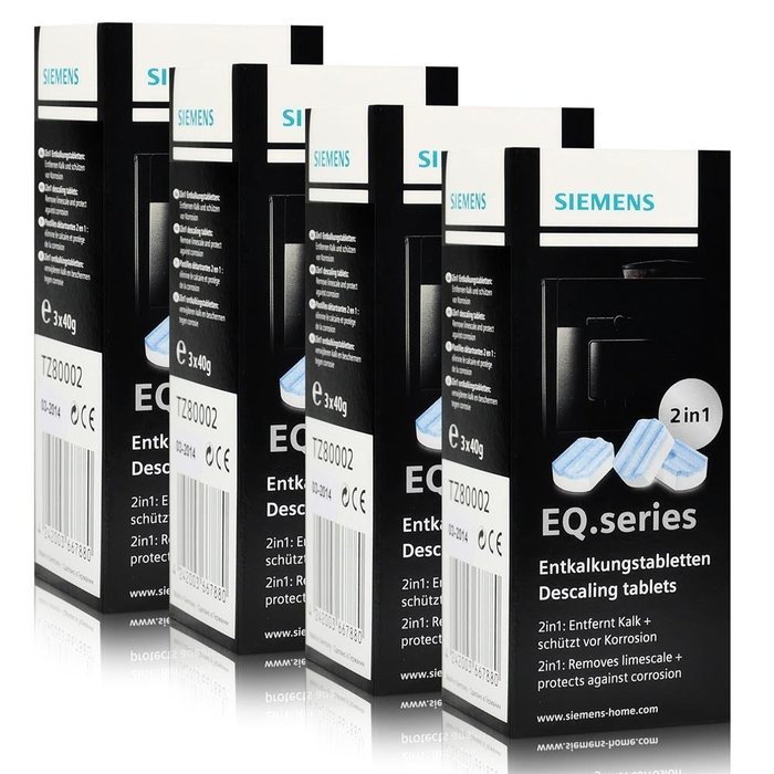Siemens 4x EQ.series TZ80002 descaling tablets 2in1 for coffee machines