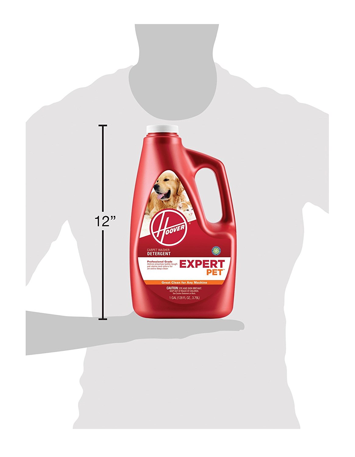 Hoover Expert Pet 128 Ounce Carpet Washer Liquid Detergent, AH15075 N5