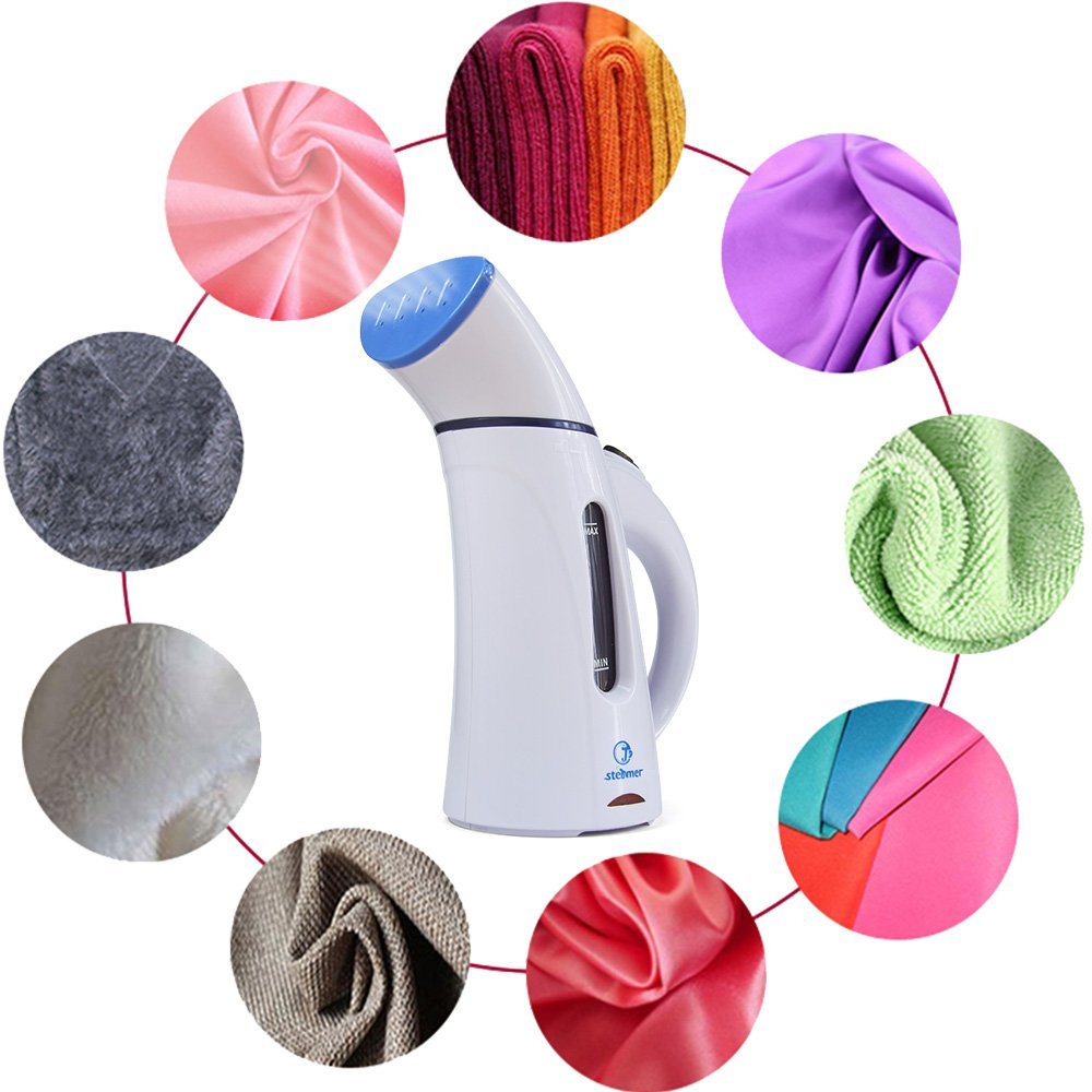 Portable Fabric Steam Cleaner Mini Travel Garment Steamer with Zipper