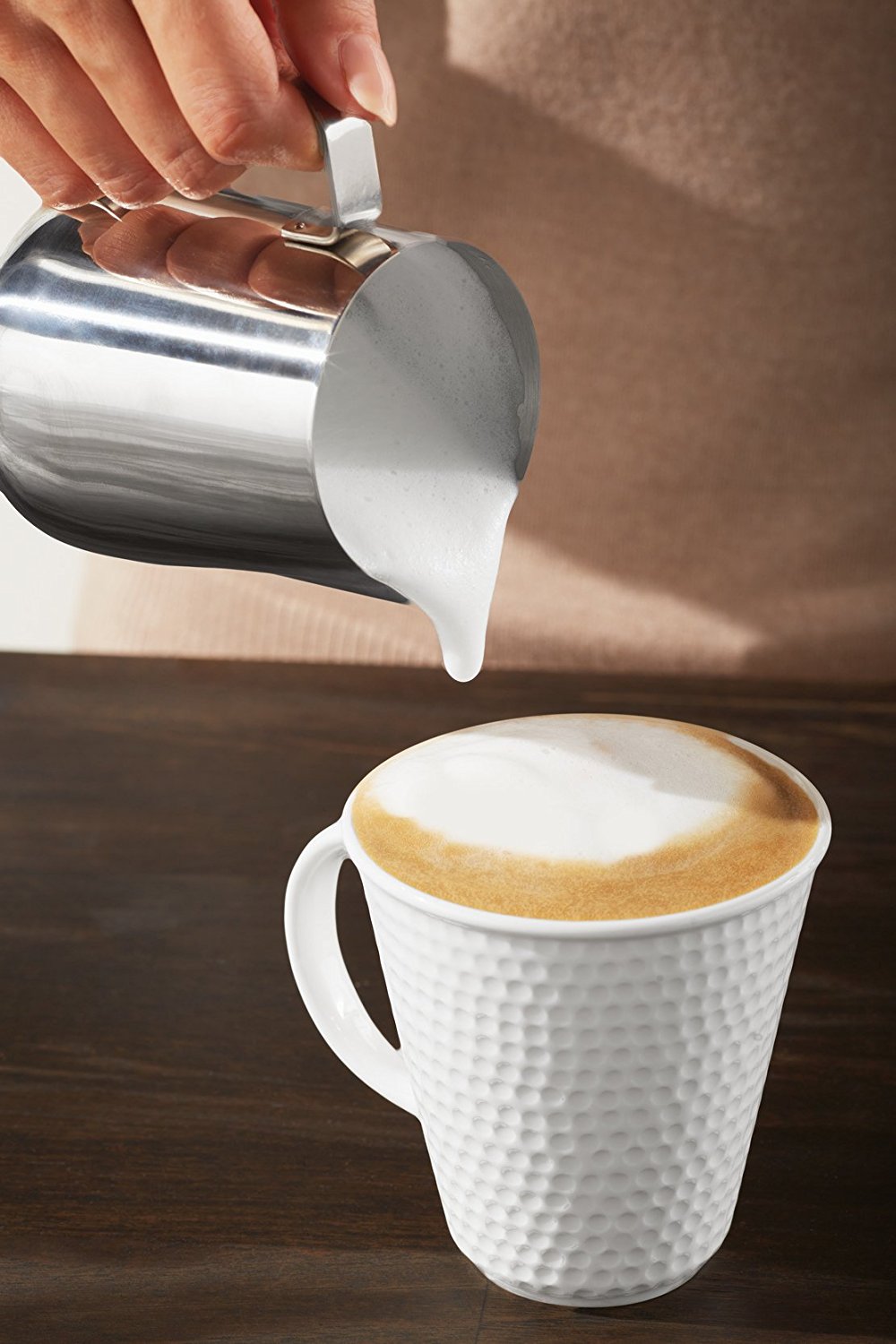 Mr. Coffee Premium Self Tamping Espresso with Milk Frother, ECMPT1000 N2 free image download