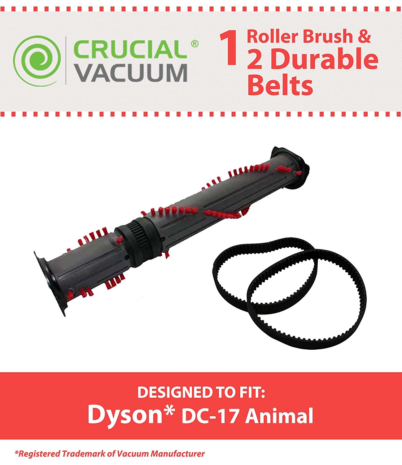 Dyson DC17 Durable Replacement Roller & Belt Service Kit Designed To