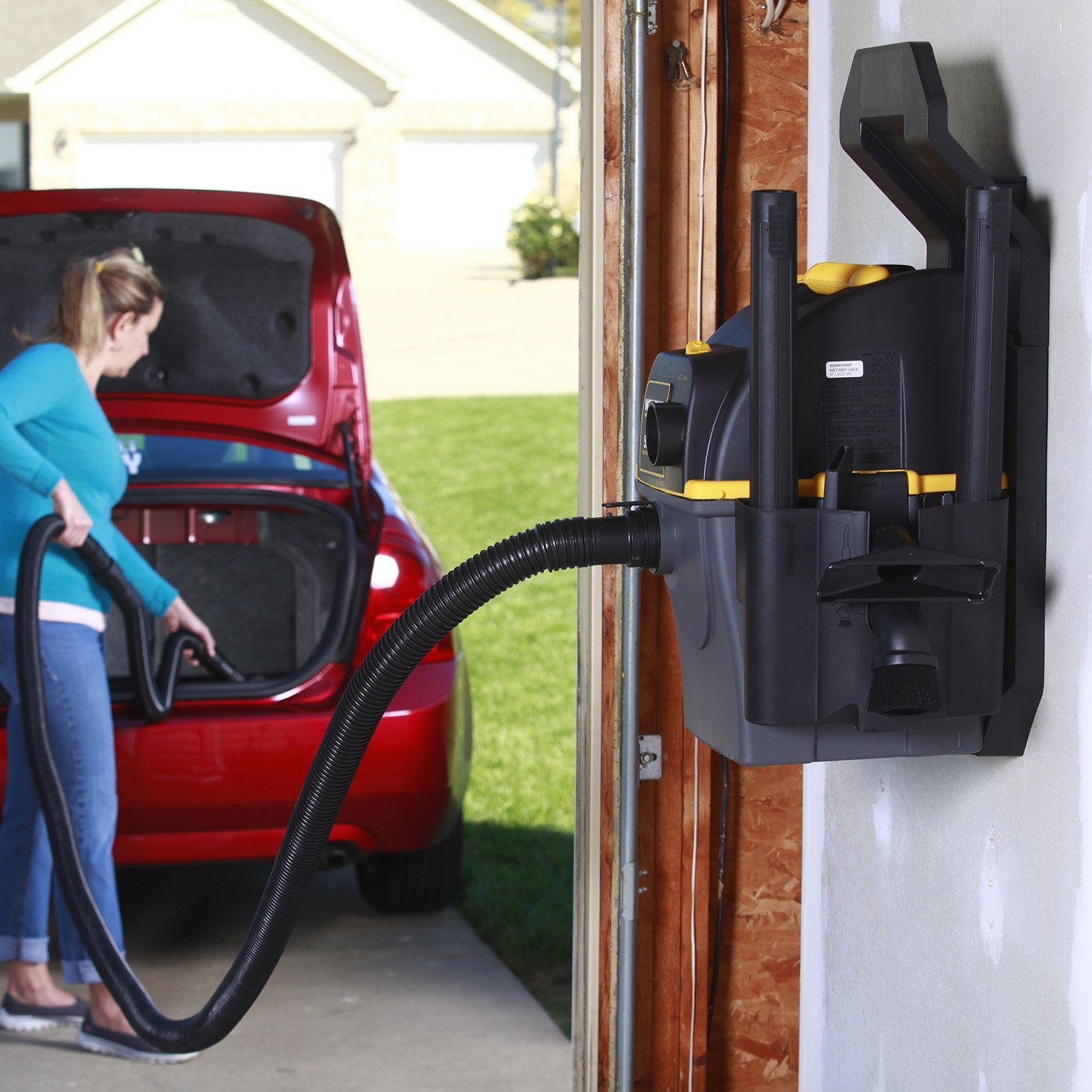 Wet Dry Vac WS0500WM Portable Wall Mount Wet Dry Vacuum