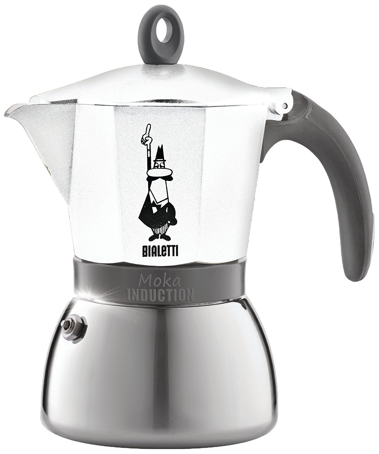Bialetti 3 Cup Moka Induction Stove top Stovetop Espresso Coffee Maker