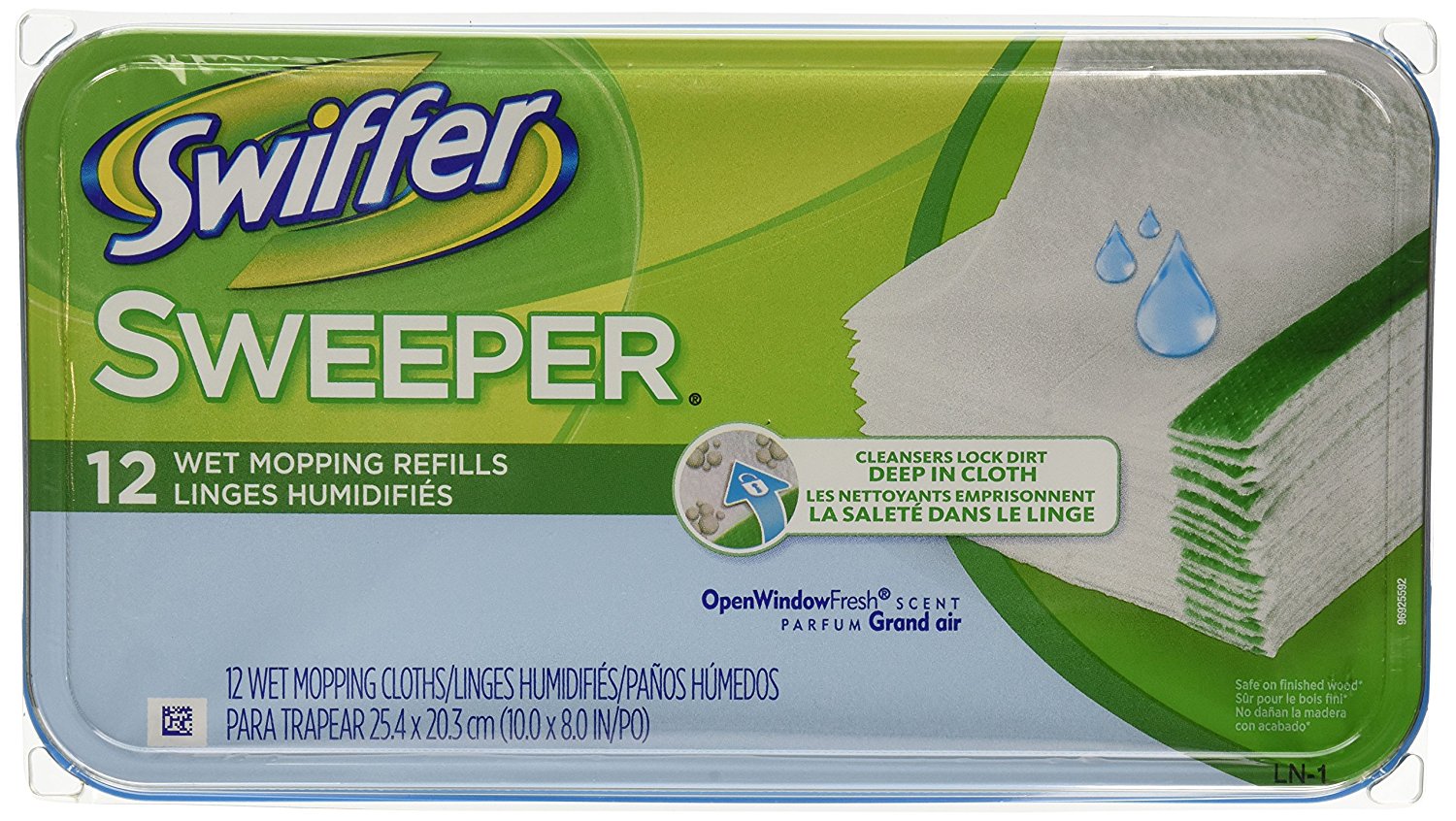 Swiffer Sweeper Wet Mopping Pad Refills for Floor Mop Open Window Fresh