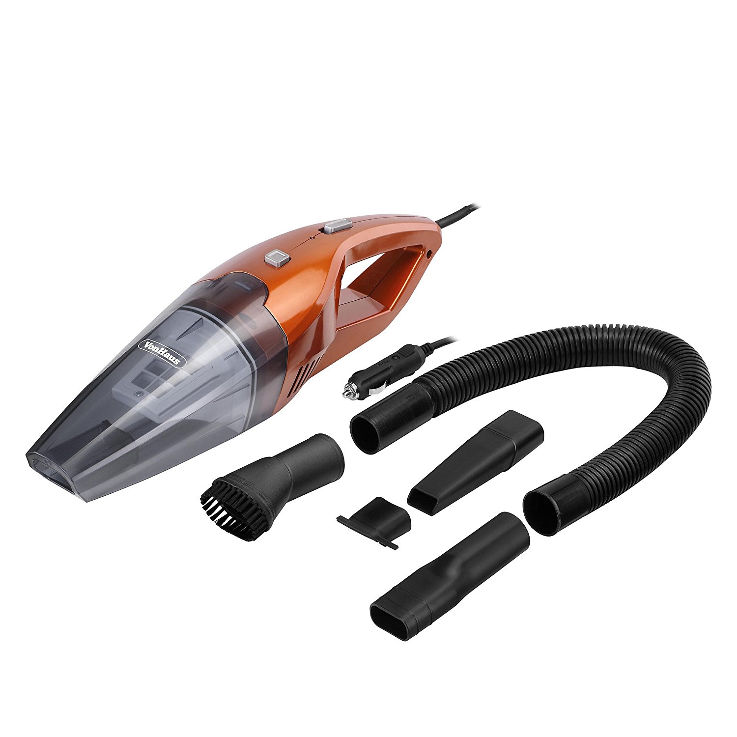 VonHaus 12V In Car Vacuum Cleaner powered by Vehicle DC Adapter Wet