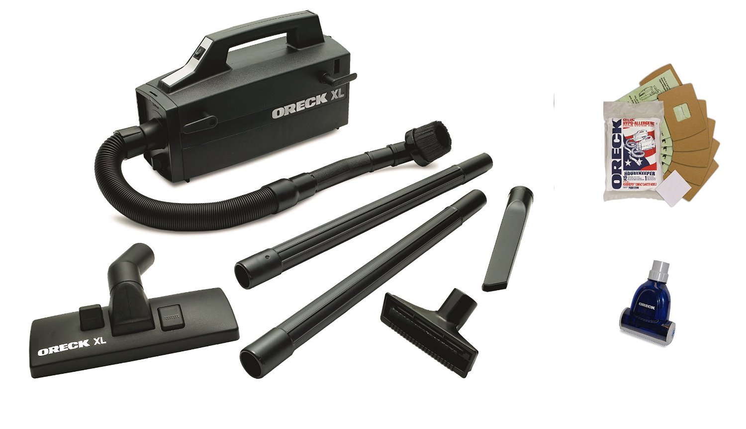 Oreck Handheld BB880AD Bagged Canister Vacuum Bundle With Handheld Pet