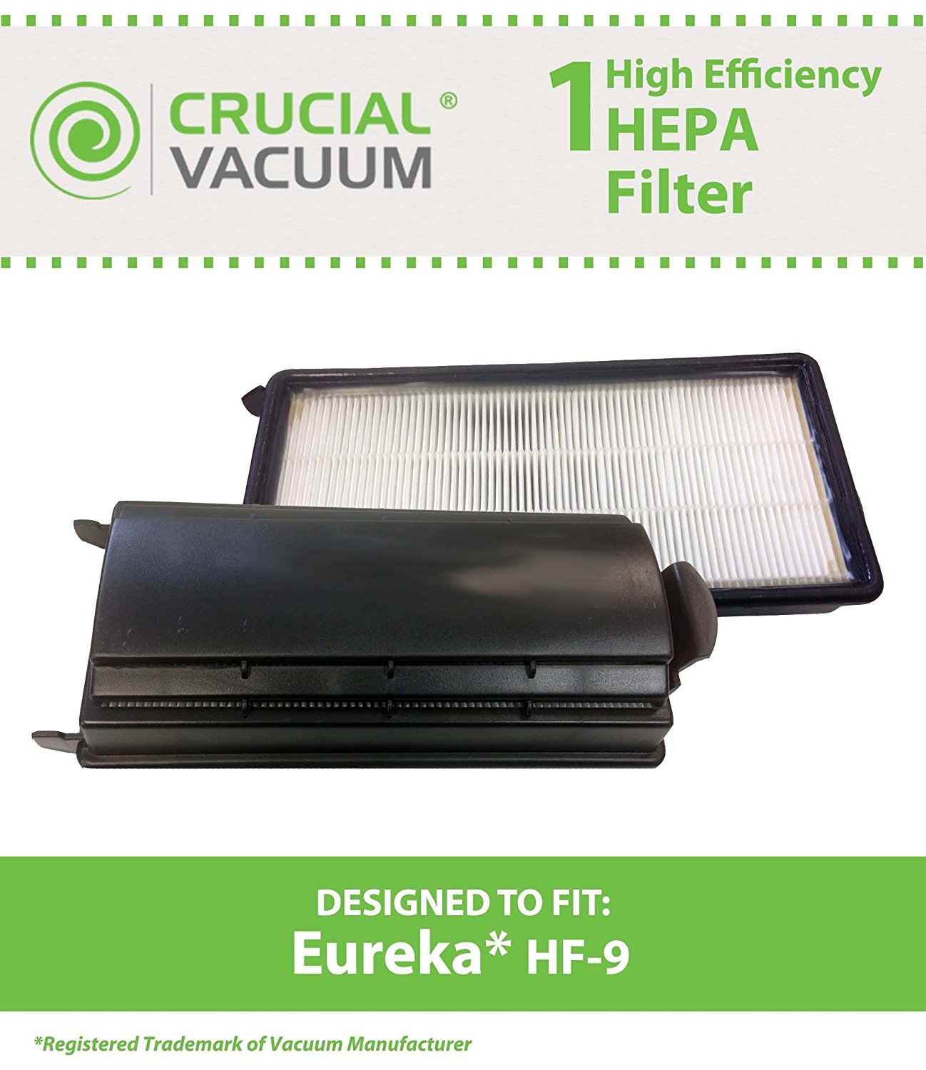 1 Eureka HF9 HEPA Filter, Fits Eureka Upright Style HF9 Victory