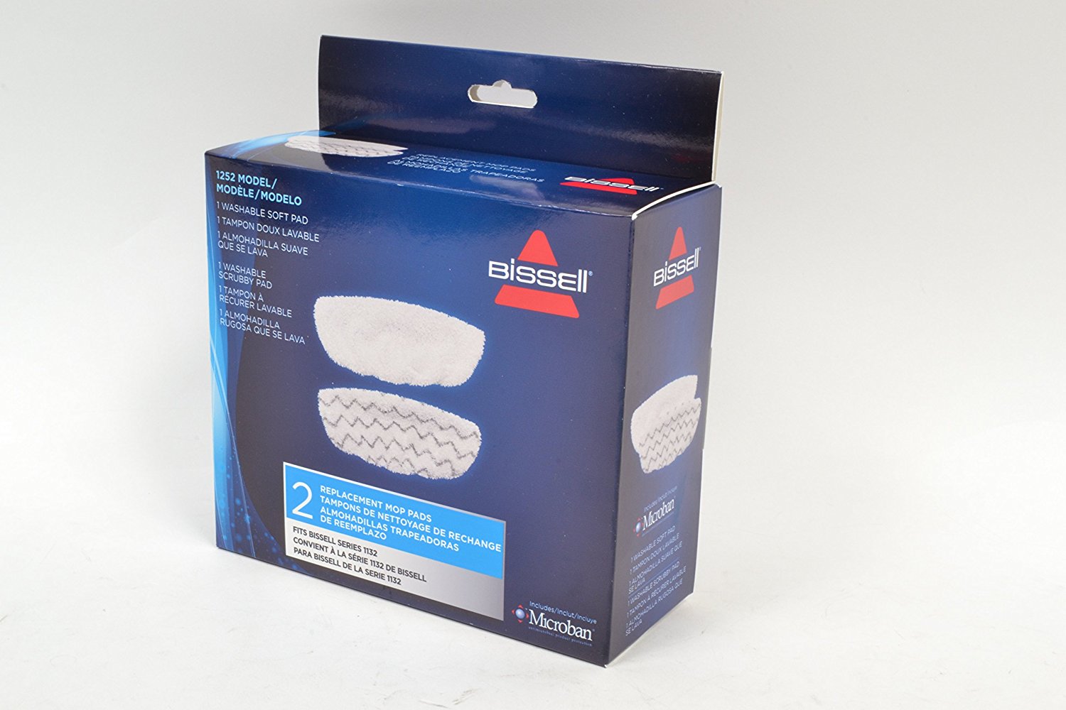 Bissell 1252 Symphony Hard Floor Vacuum and Steam Mop Pad Kit free image download
