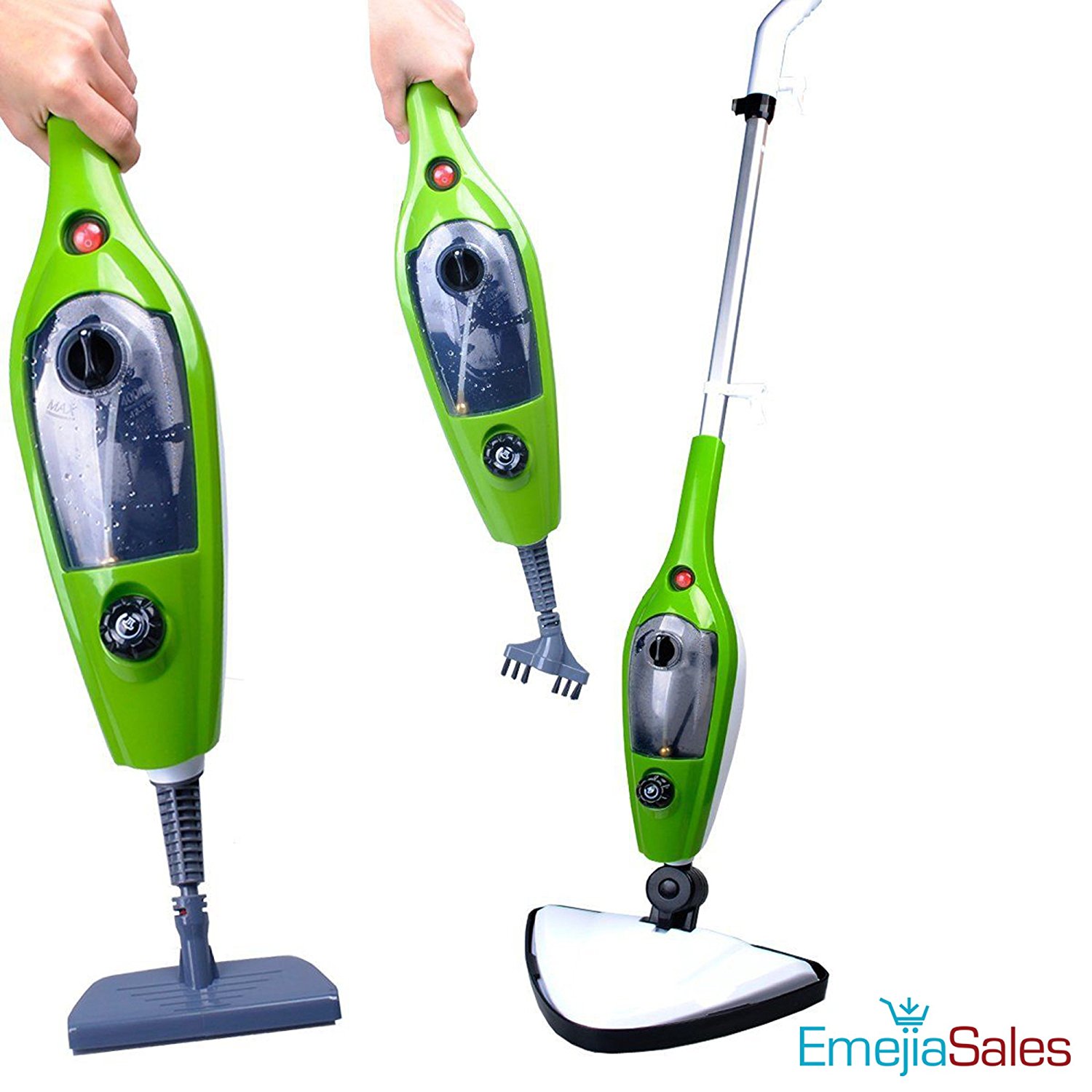 EmejiaSales Floor Steamer Mop 10 in 1 Professional Home Cleaning Kit