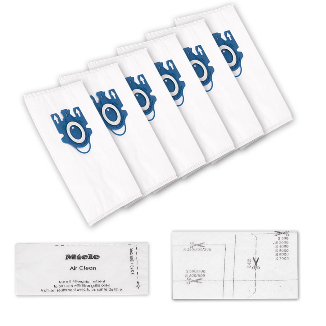 Iclean 10pcs GN Vacuum Bags Replace for Miele AirClean 3D Efficiency