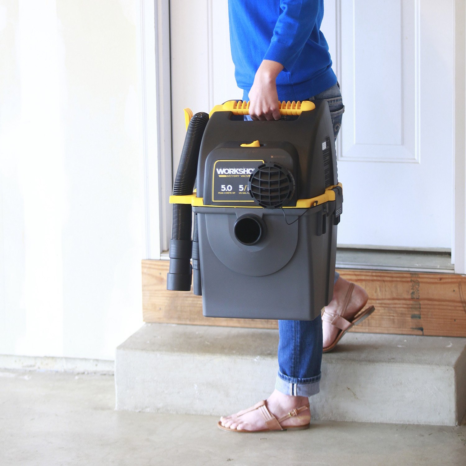 Wet Dry Vac WS0500WM Portable Wall Mount Wet Dry Vacuum