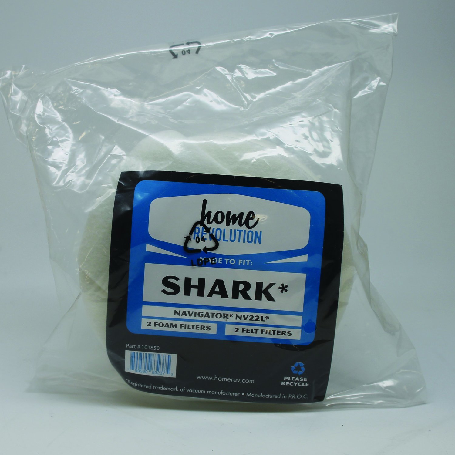 Shark NV22 XF22 Navigator Comparable Foam and Felt, Washable and