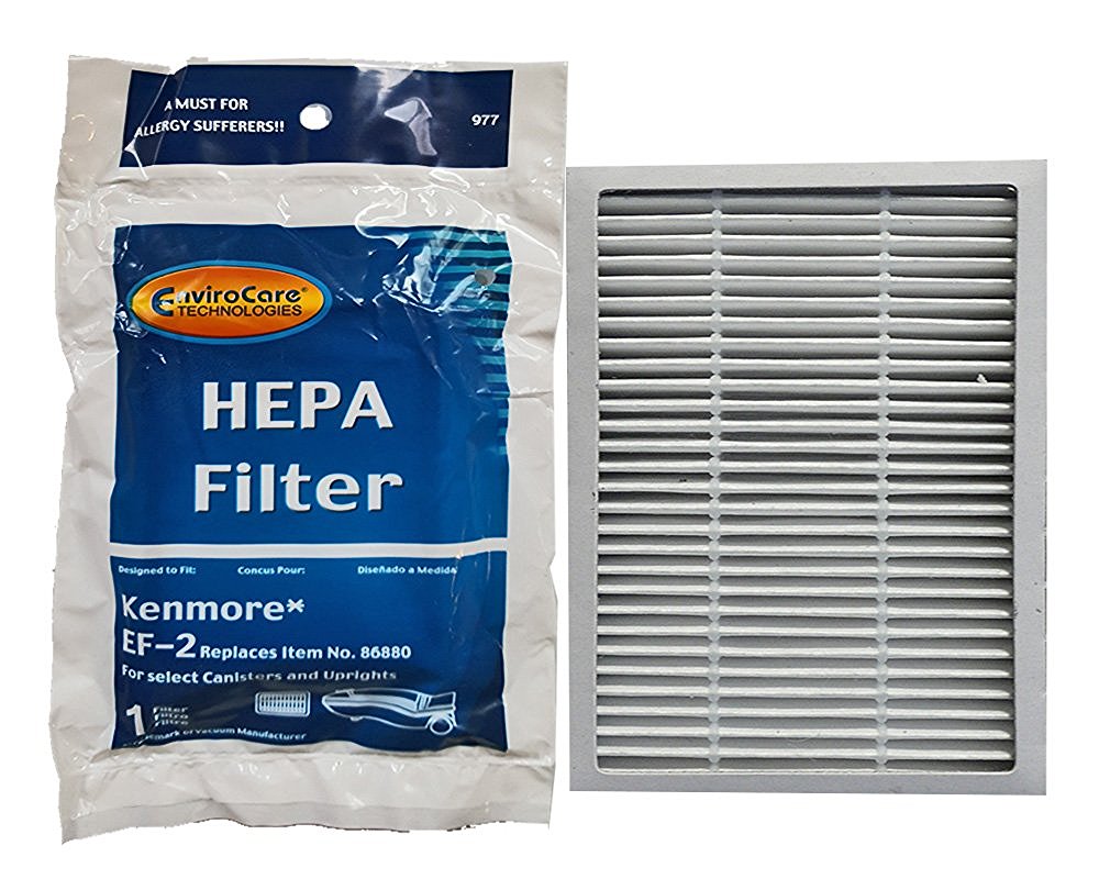 Kenmore Progressive EF 2 Pleated Vacuum HEPA Filter for 86880 Sears