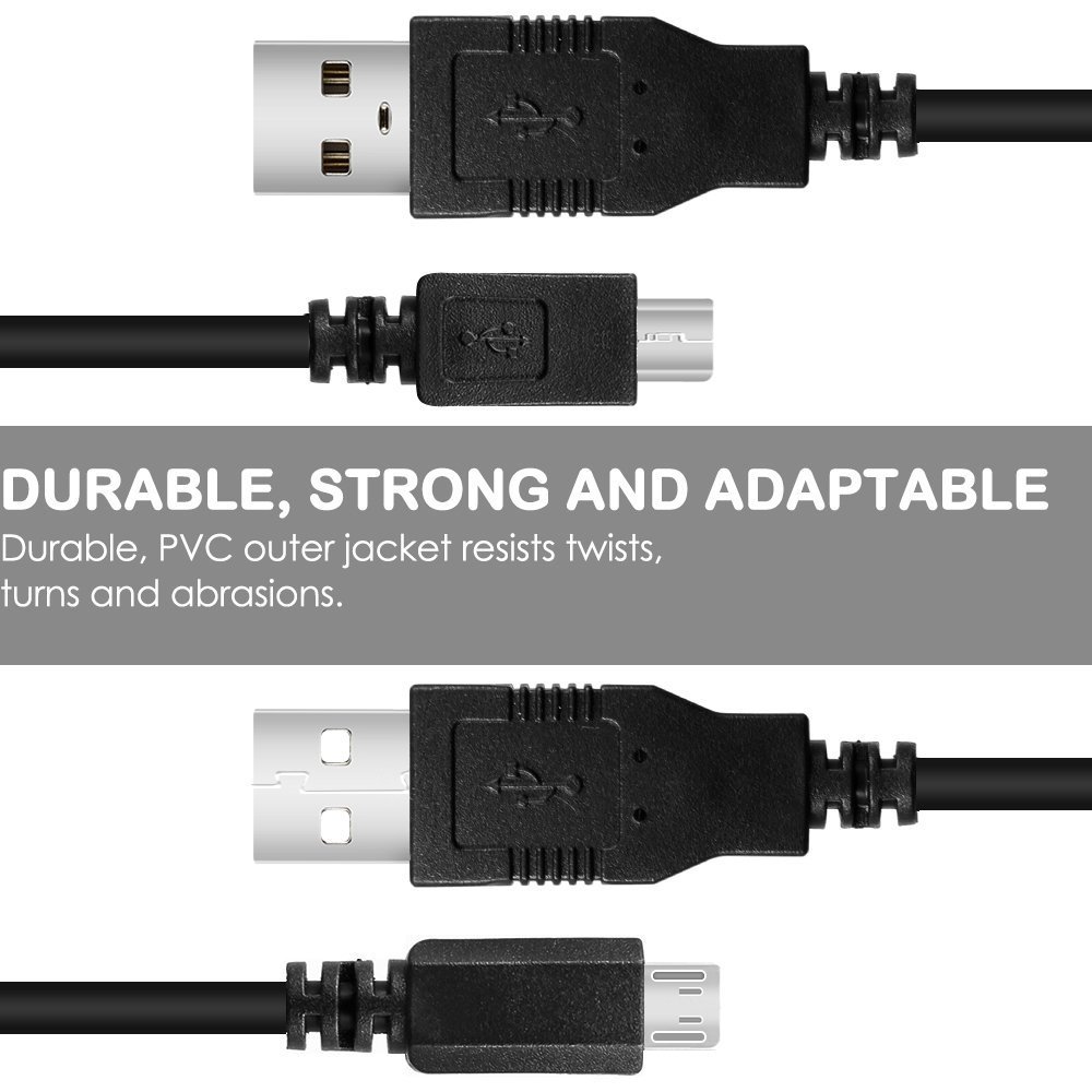 USB Charging Cable, 2 Pack SENHAI 11.5ft/3.5m Extra Long USB Cord for