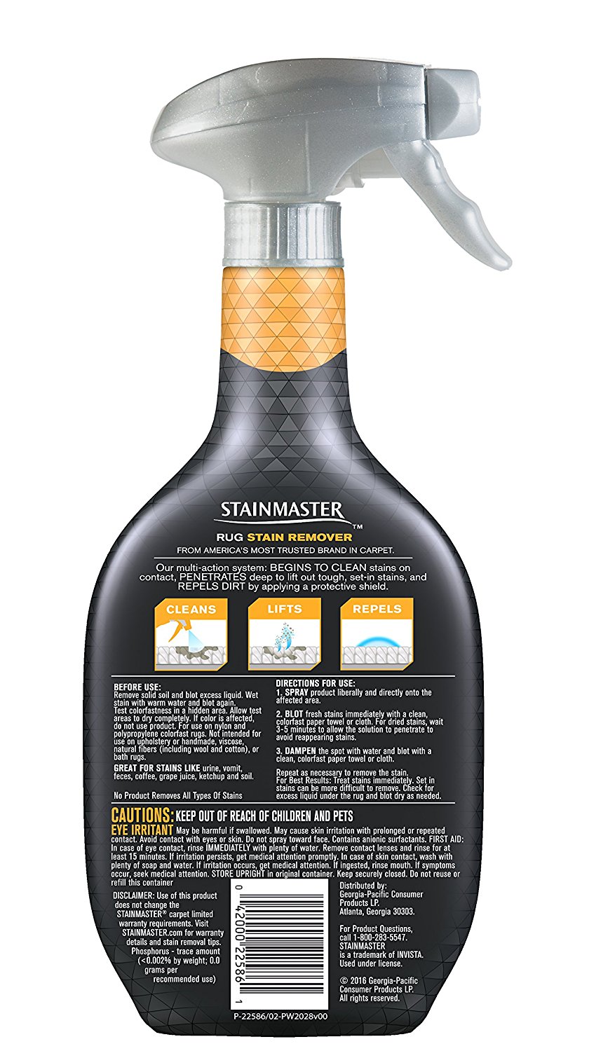 STAINMASTER Area Rug Stain Remover Cleaner, 22 Fluid Ounce N2 free image download