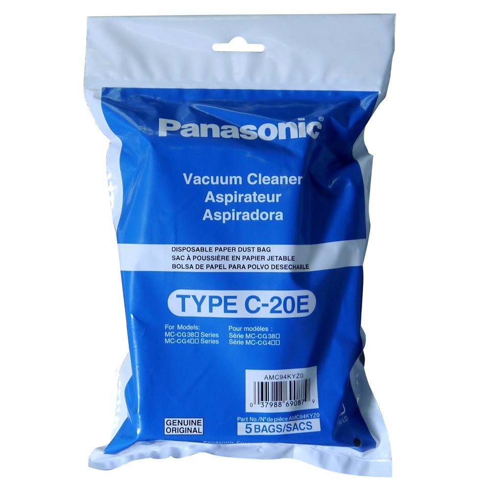Panasonic AMC94KYZ0 Type C20E Canister Vacuum Bags N2 free image download