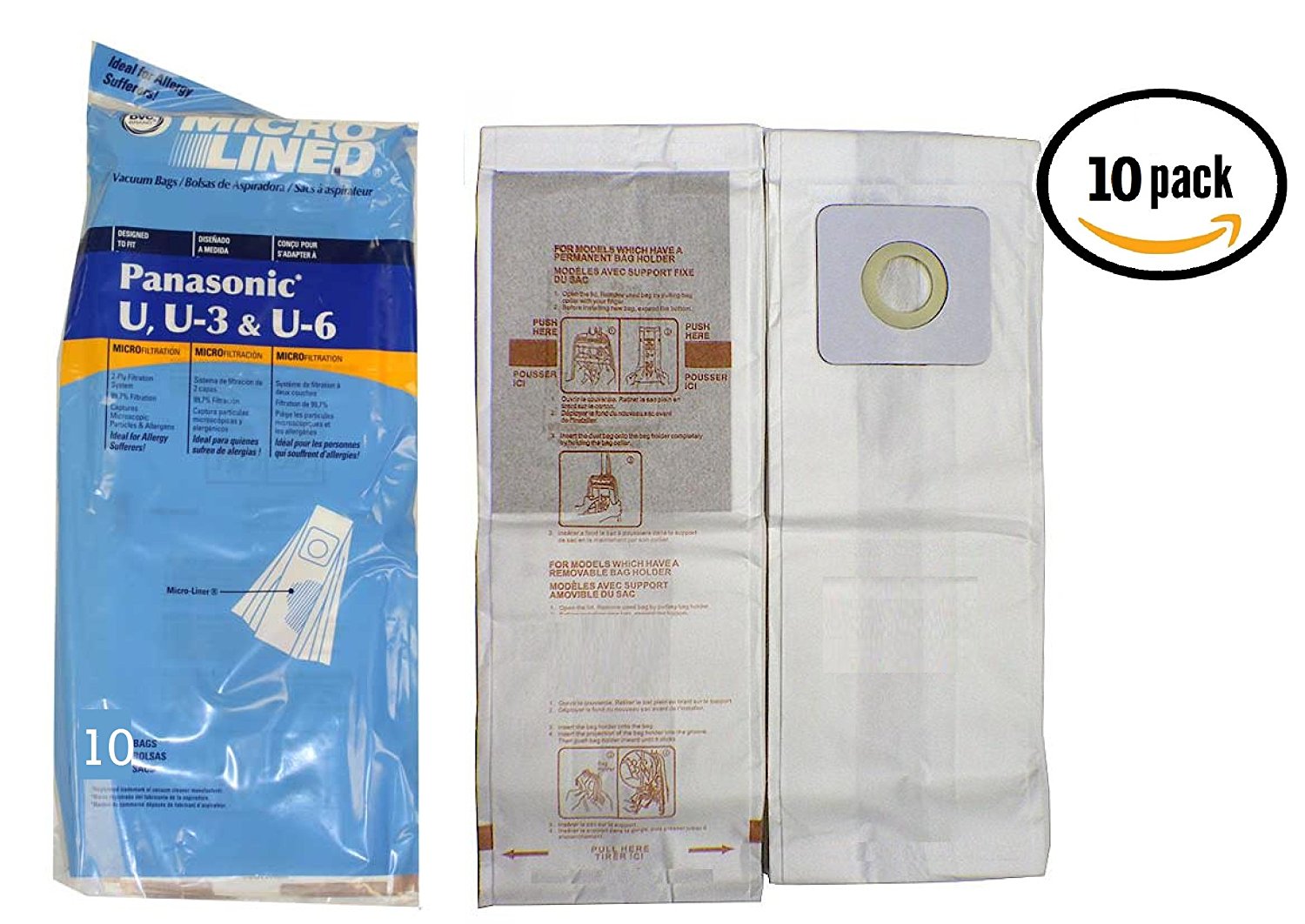Panasonic U U3 U6 Vacuum Bags free image download