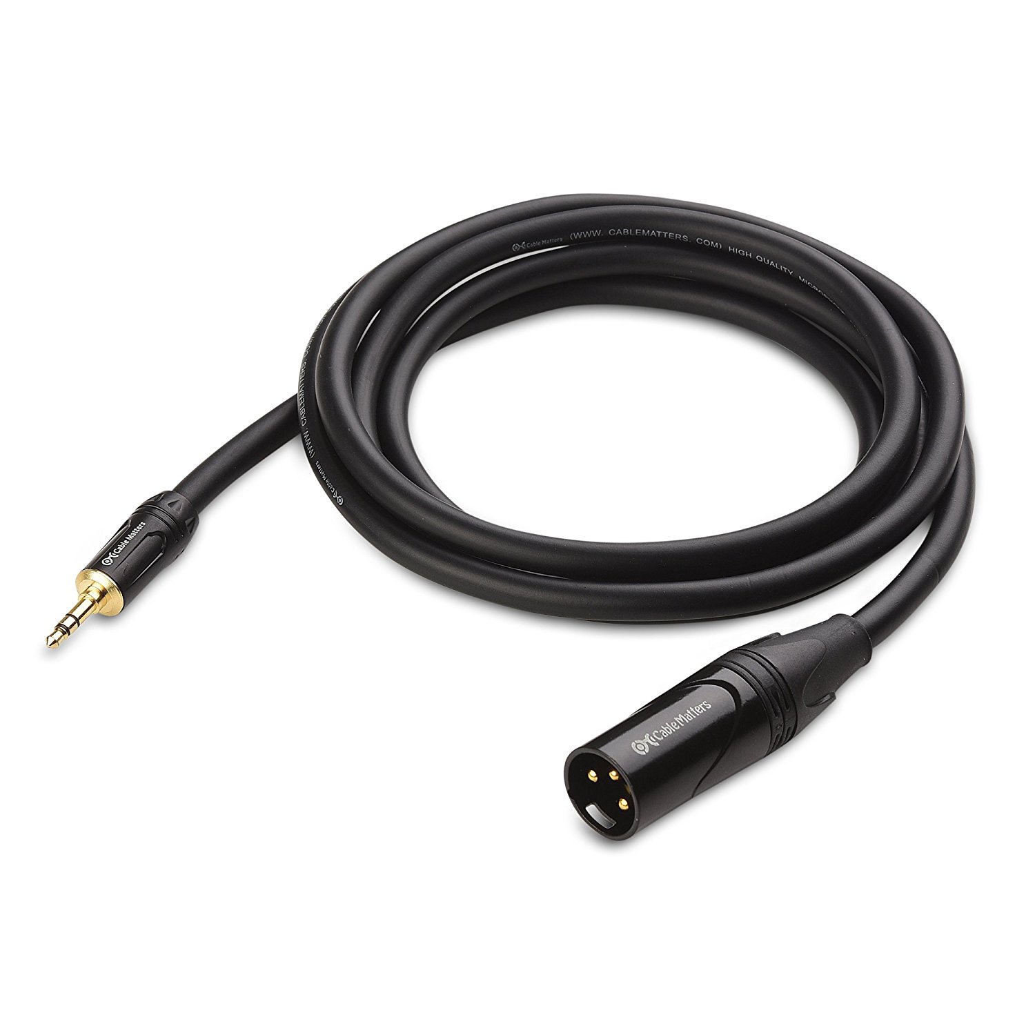 Cable Matters XLR to TRS 3.5mm (1/8 Inch) Cable 25 Feet N5 free image