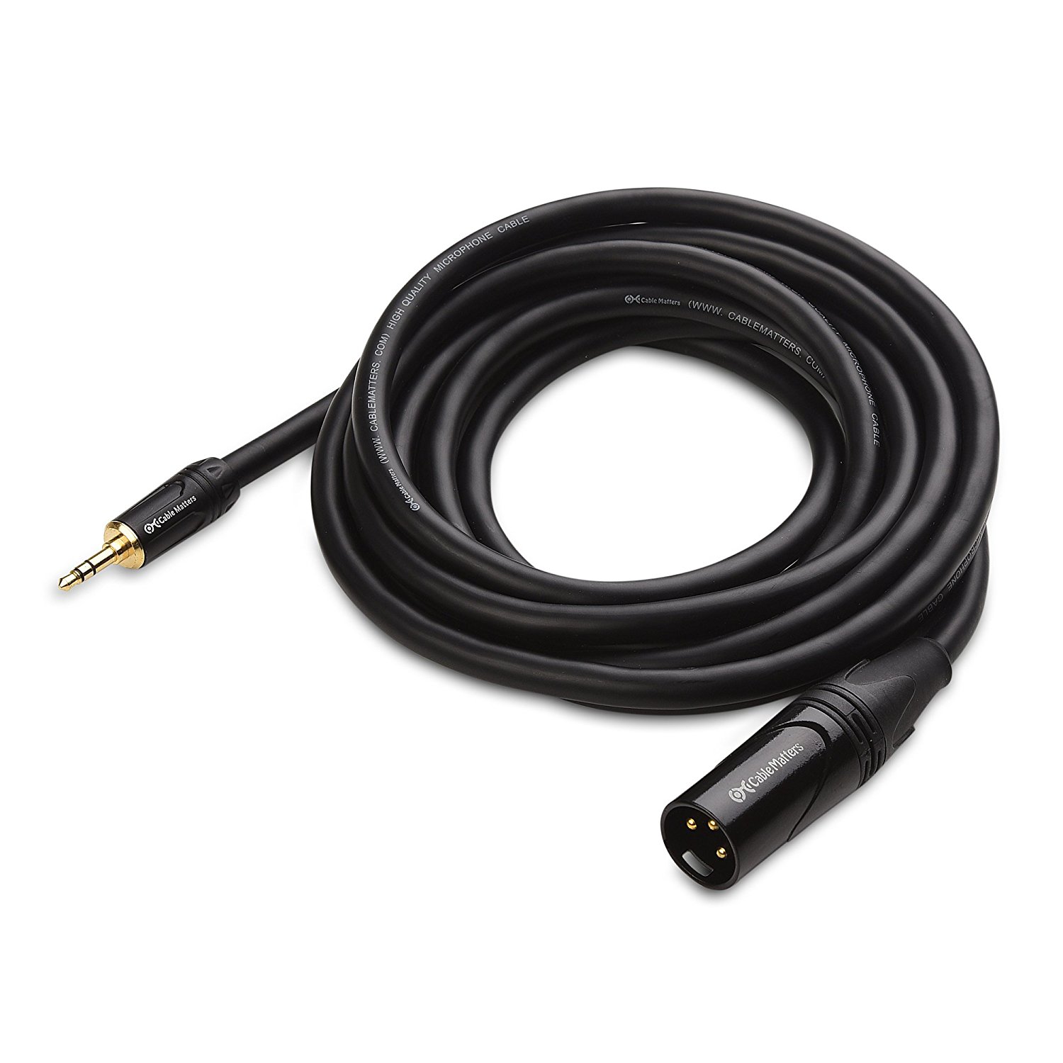 Cable Matters XLR to TRS 3.5mm (1/8 Inch) Cable 25 Feet N6 free image