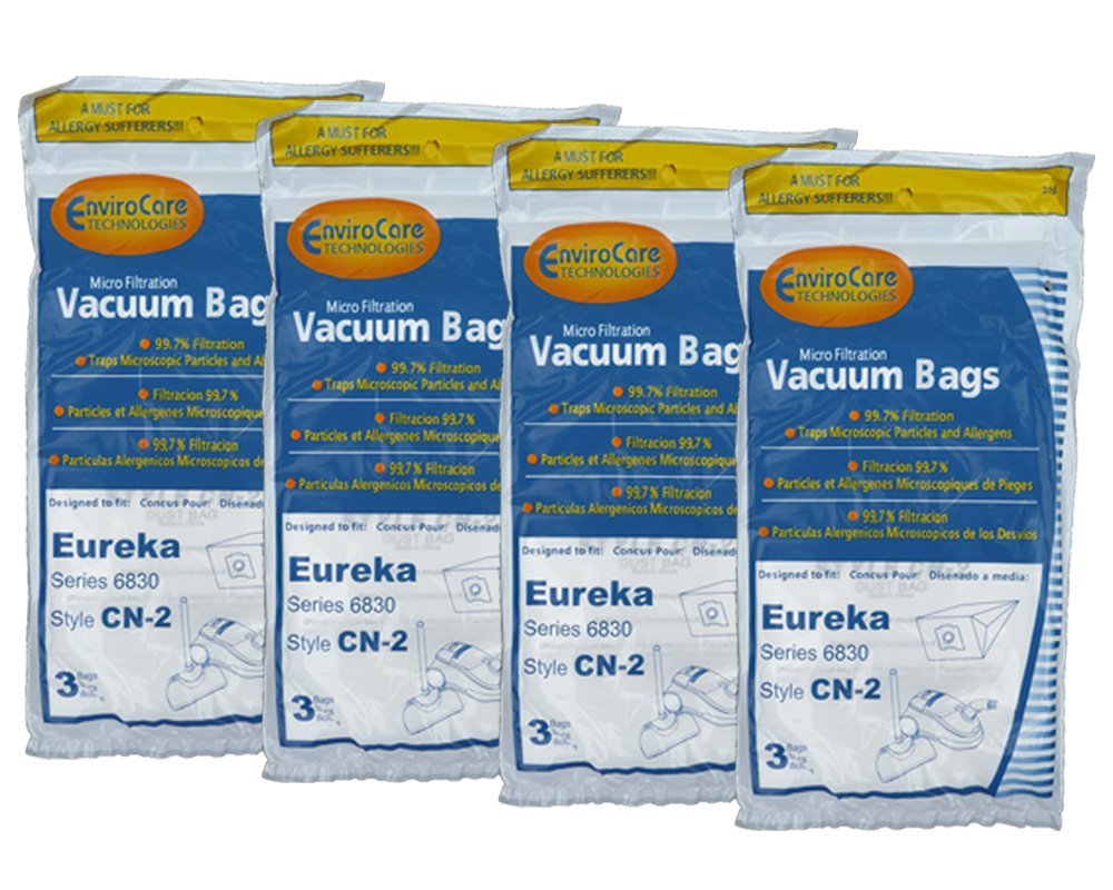 12 Eureka EX Allergy canister Vacuum Bags Excalibur, Home Cleaning