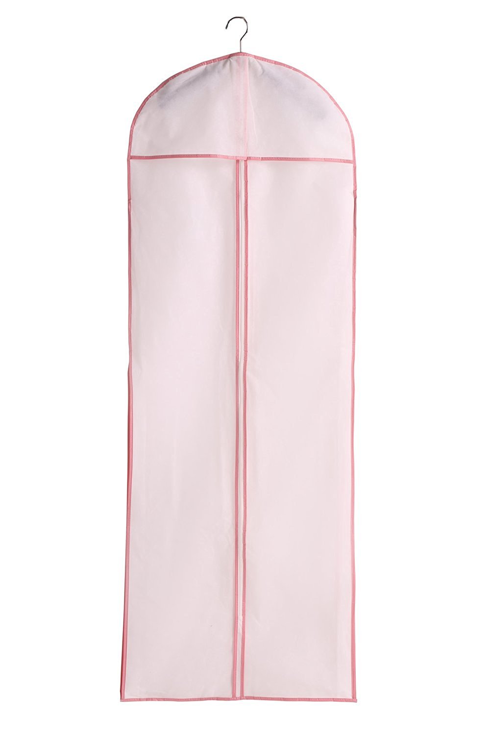 MicBridal Breathable Wedding Party Dress Garment Cover Bag Dust Free Storage White N3 free image