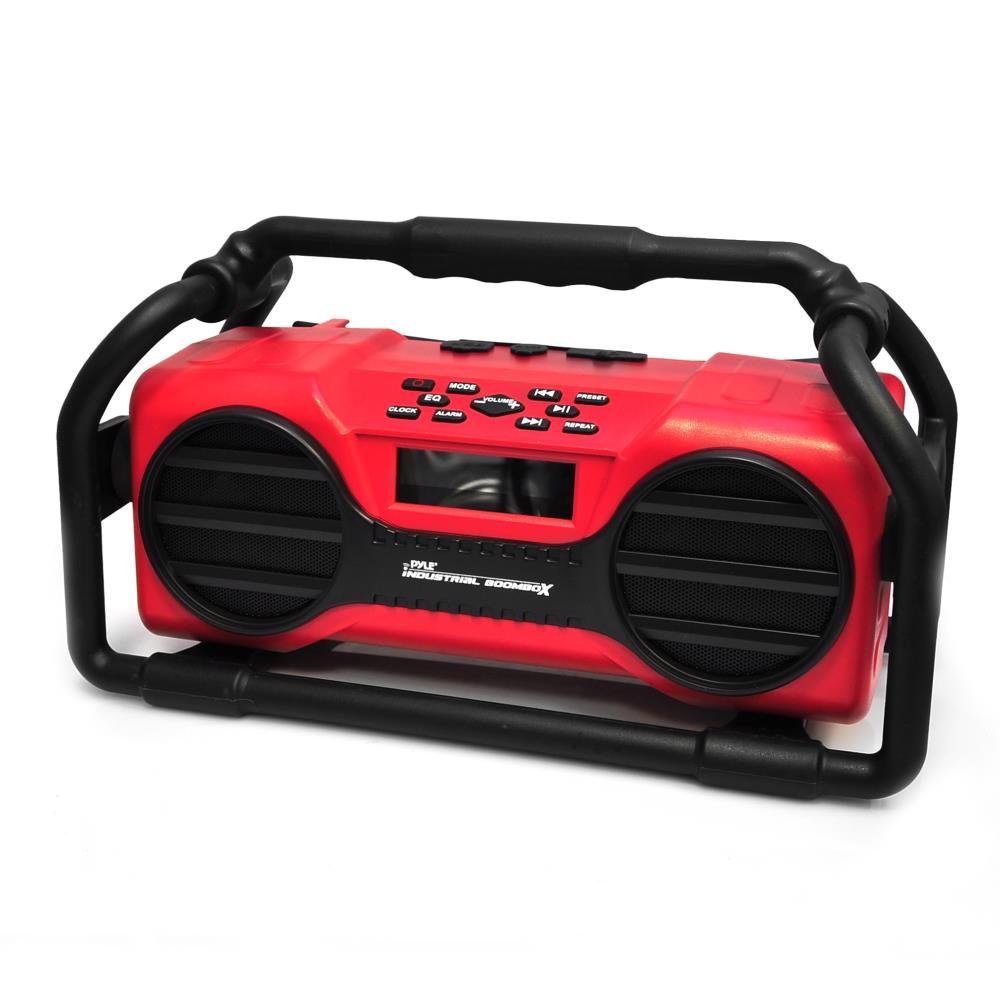 Pyle Industrial BoomBoX Bluetooth Stereo Speaker, Rugged Water