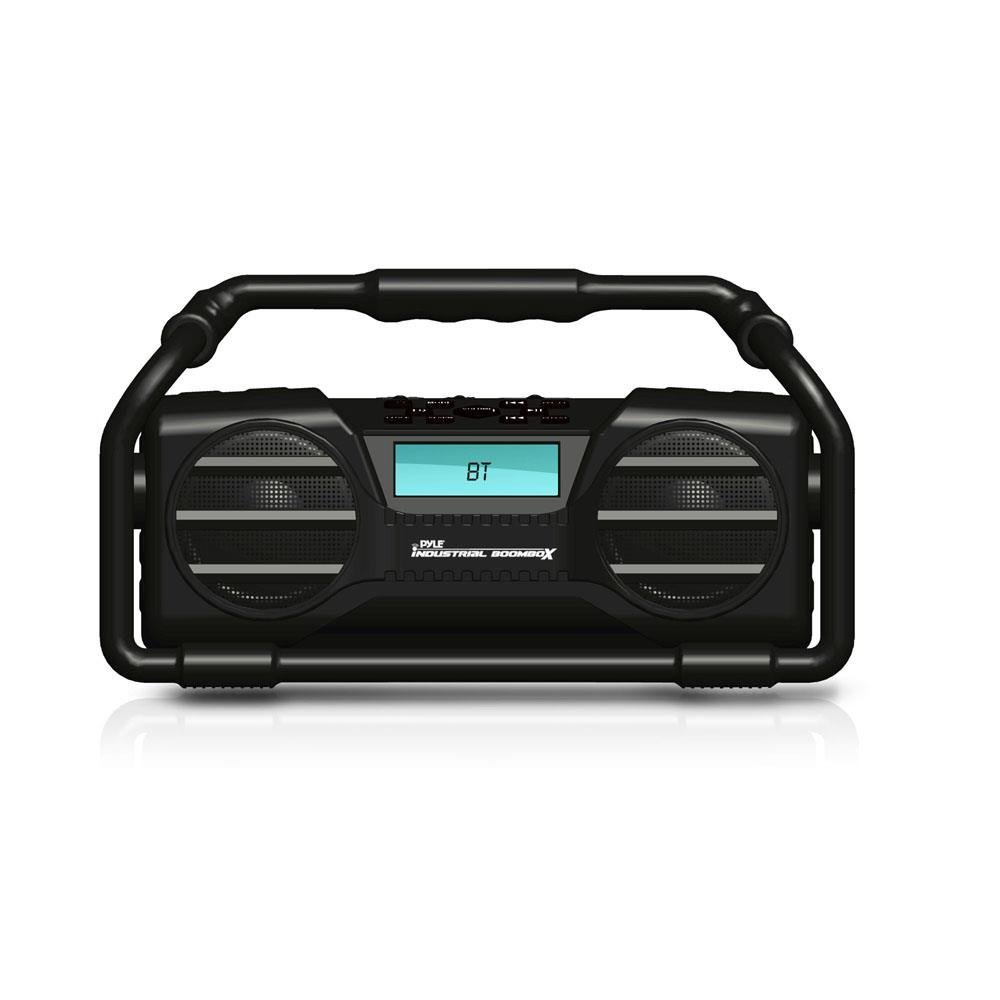 Pyle Industrial BoomBoX Bluetooth Stereo Speaker, Rugged Water