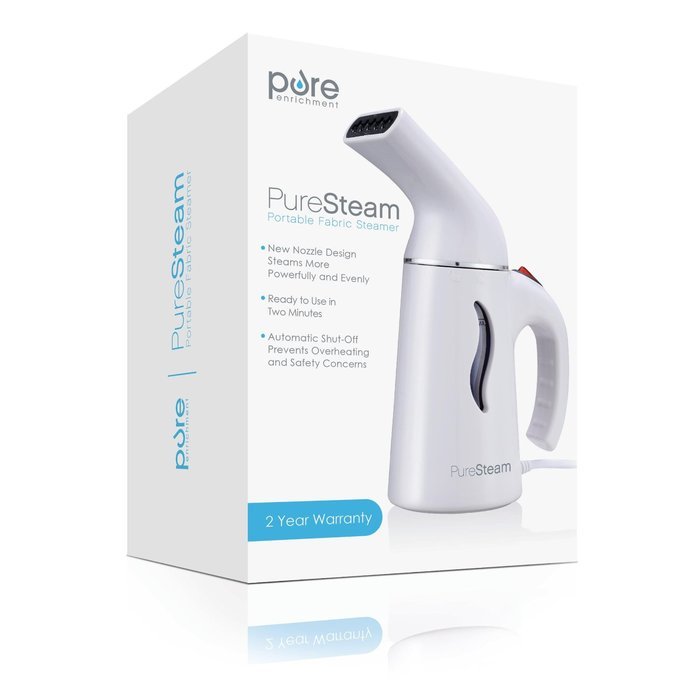 Pure Enrichment PureSteam Fabric Steamer White N3 free image download