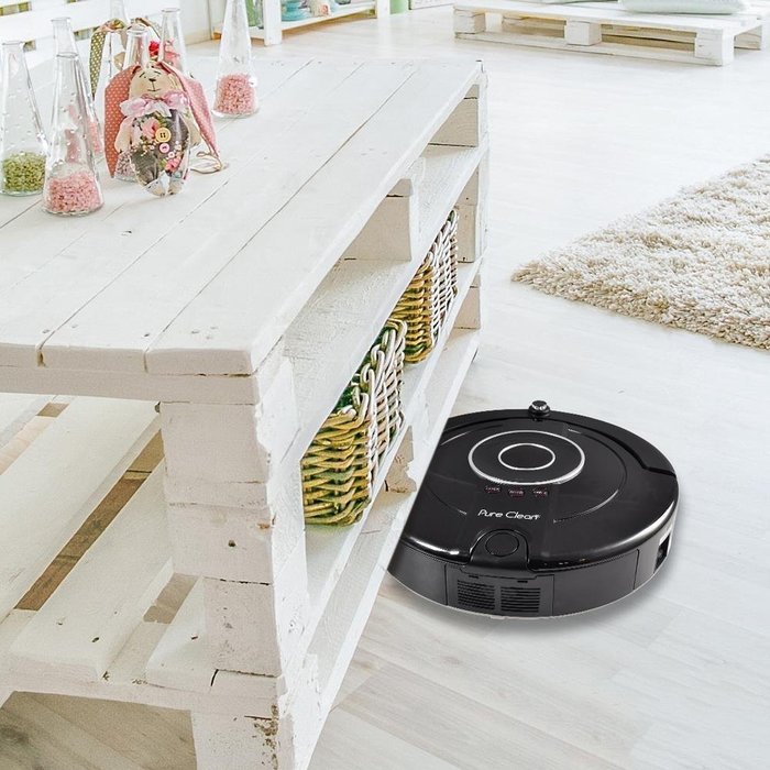 Smart Robotic Vacuum Floor Cleaner with Built in Camera Schedule