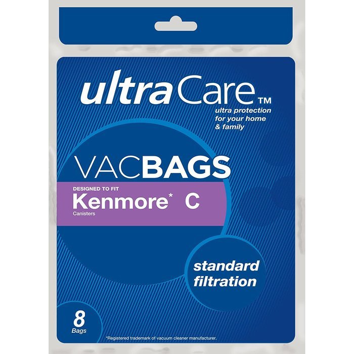 Sears UltraCare Kenmore Style C Canister Vacuum Bags, 8 pk. free image