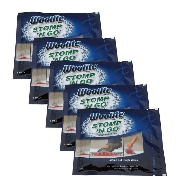 Woolite Carpet and Rug Stomp N' Go Stain Lifting Pads 5 Pack N8 free