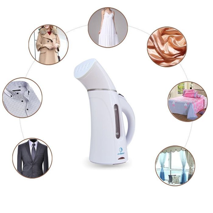 Portable Fabric Steam Cleaner Mini Travel Garment Steamer with Zipper