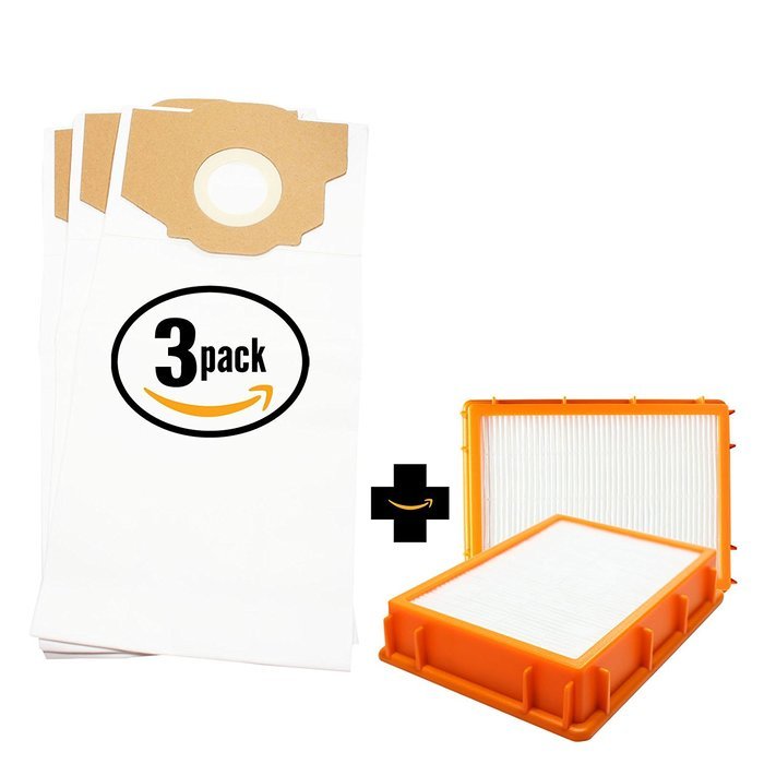 9 Replacement Eureka Boss SmartVac 4870MZ Vacuum Bags & 2 HEPA Filter