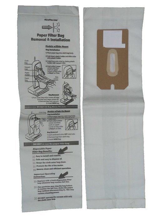 8 Oreck Type Xl Micro Filtration vacuum bags + BELT Oreck Vacuum