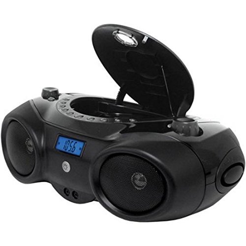 Memorex MP3851BLK Portable Sport Boombox CD Player with AM/FM Radio and