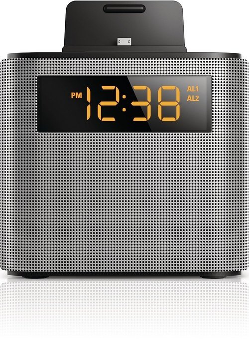Philips AJT3300/37 Bluetooth Dual Alarm Clock Radio iPhone/Android