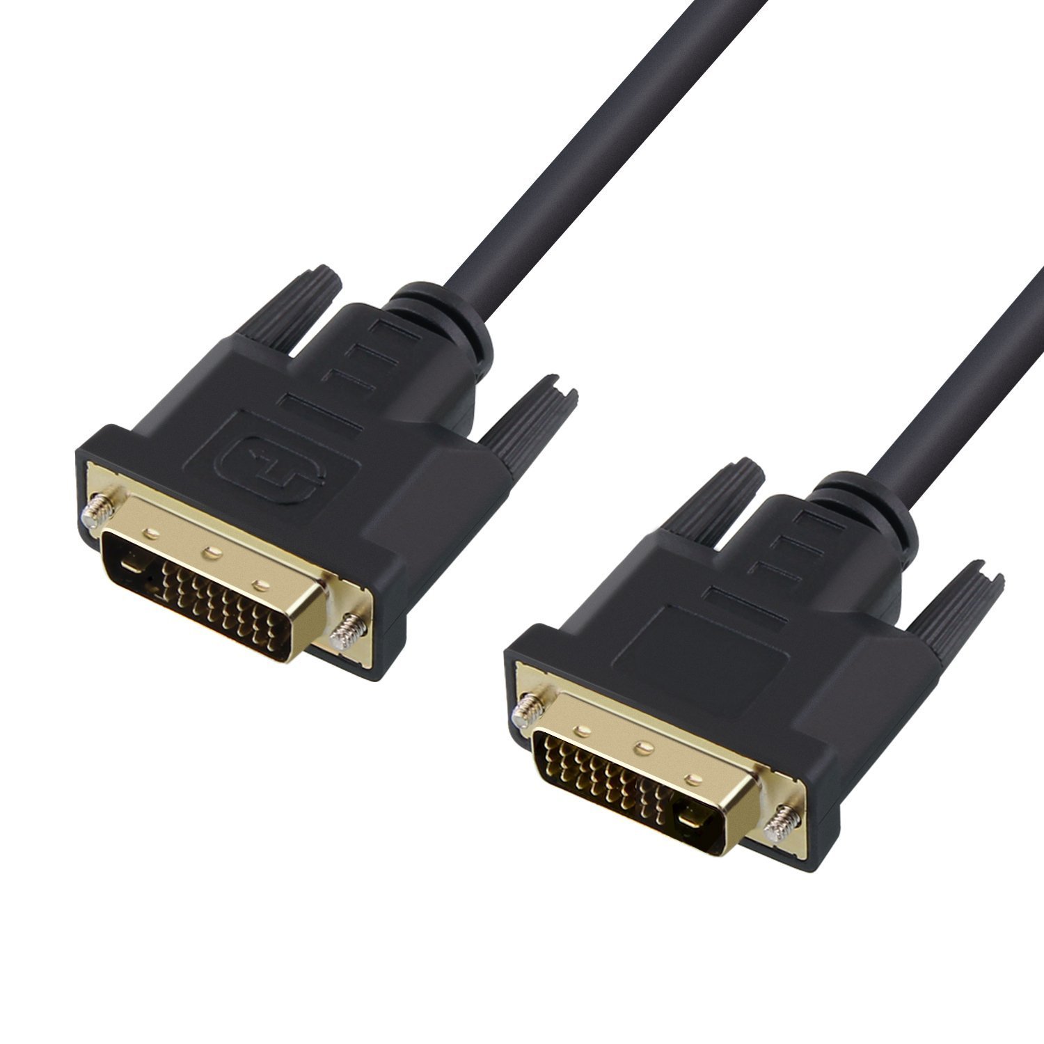 DVI Cable, ICZI DVI Male to DVI Male Cable Gold Plated Single Link (24