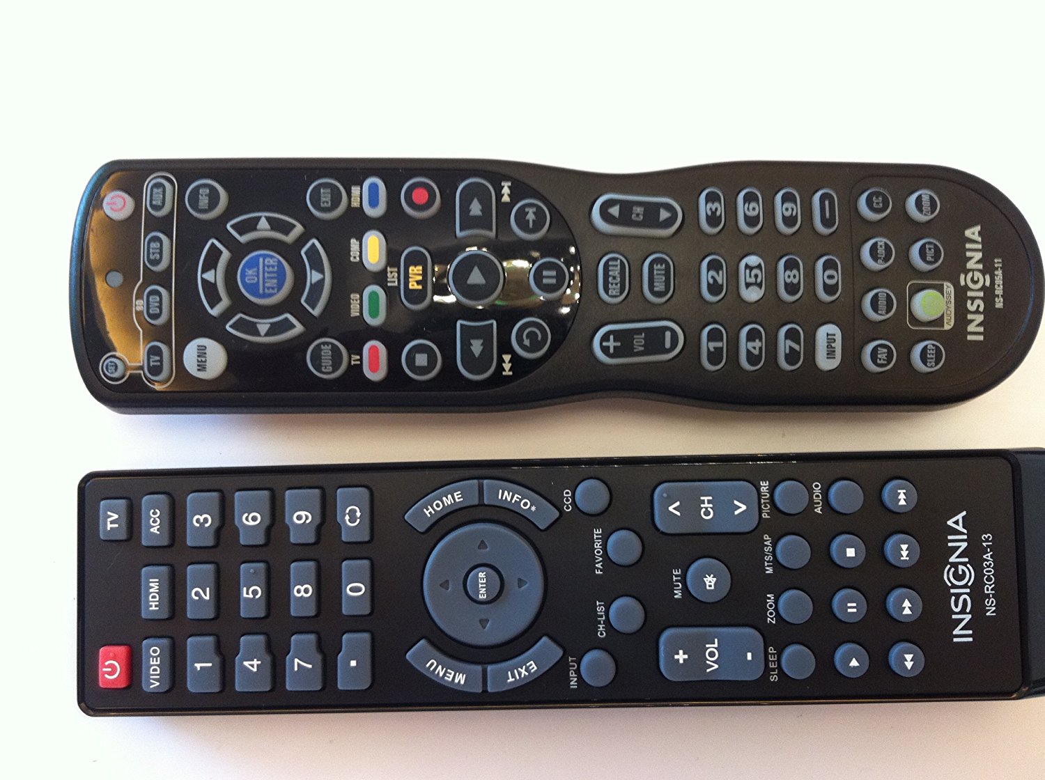 NEW BBY INSIGNIA brand tv remote NSRC03A13 Sub NSRC05A11 remote