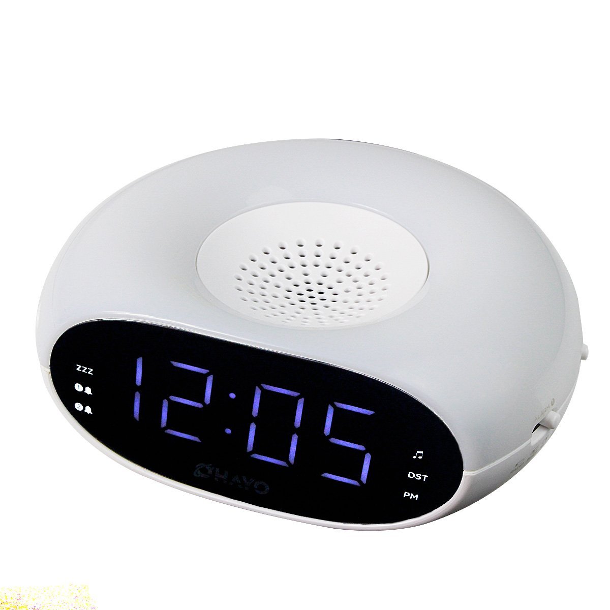TIVDIO RT4500 Digital Dual Alarm Clock with FM Radio Sleep Timer LED Display Snooze Night Light
